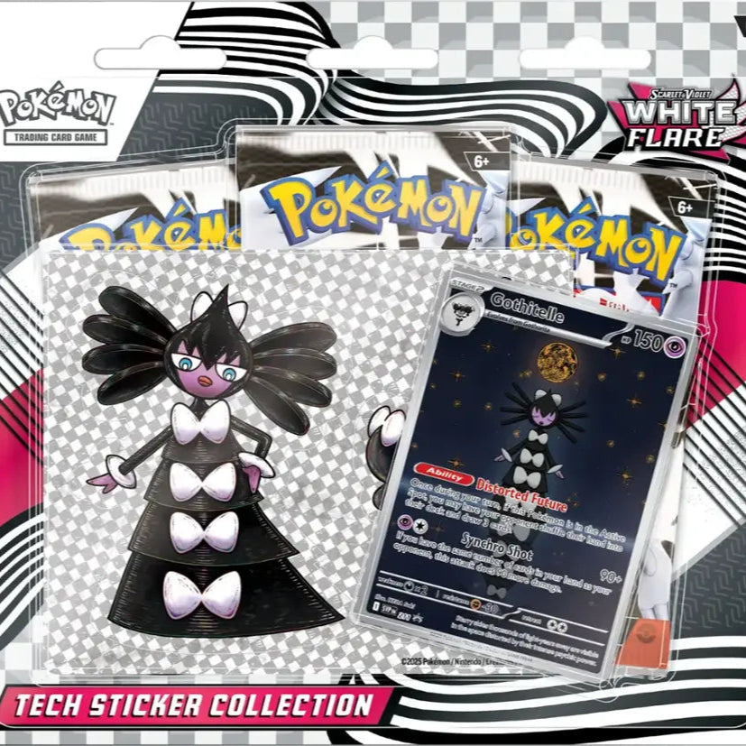 Pokémon TCG: Scarlet & Violet 10.5: White Flare 3-Pack Tech Blister