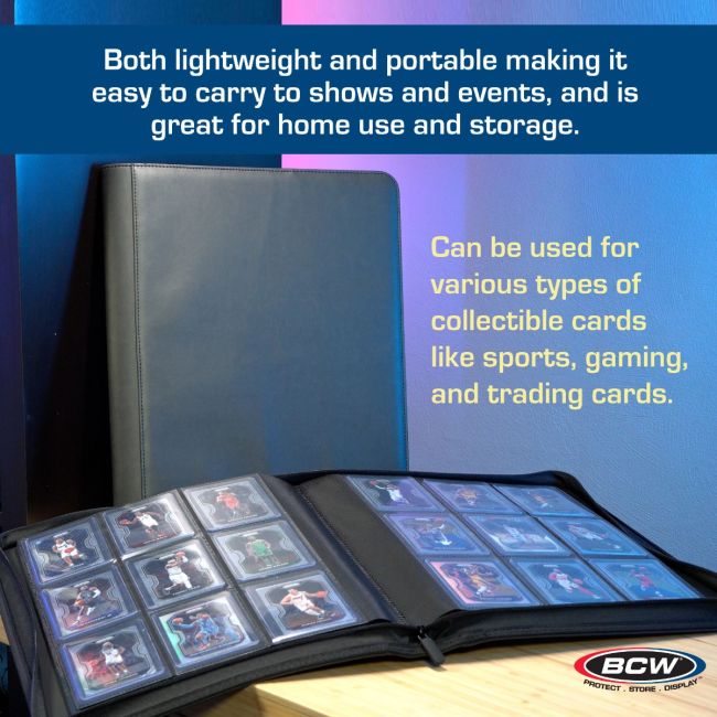 BCW Z-Folio 9-Pocket LX Toploader Binder