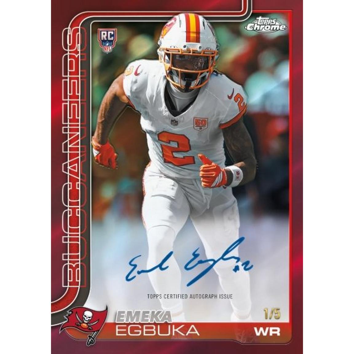 2025 Topps Chrome NFL Football Blaster Box