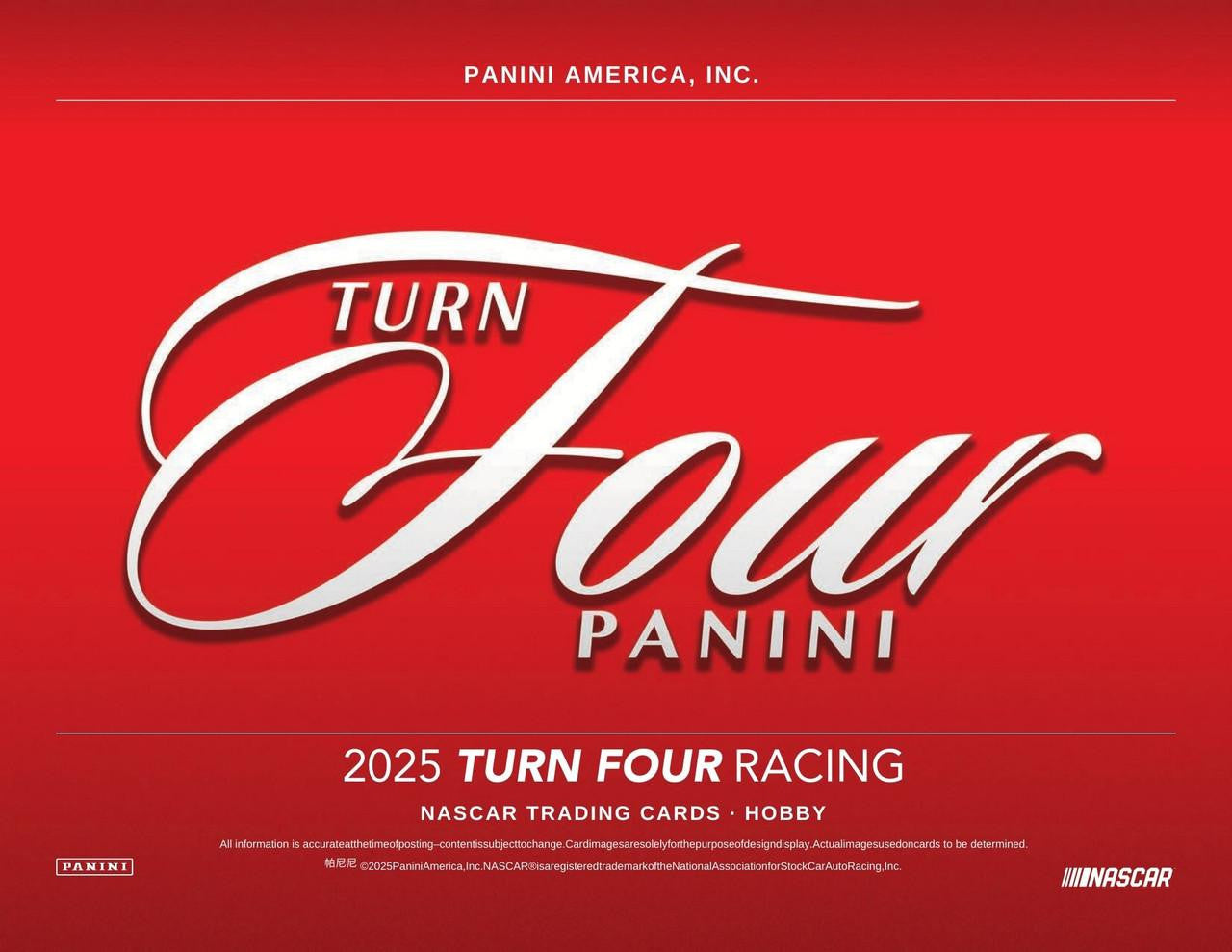 2025 Panini Turn Four Racing