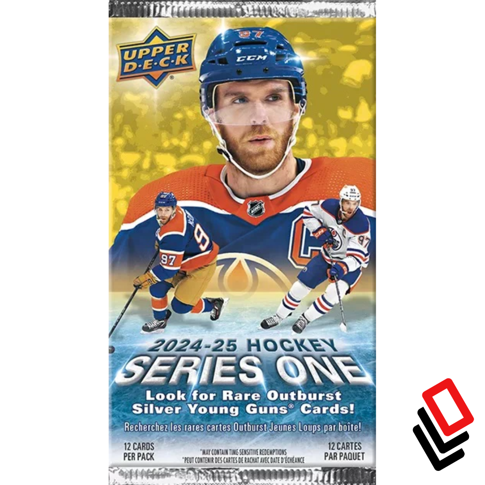 2024/25 Upper Deck Series 1 Hockey Gravity Feed Pack