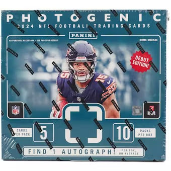 2024 Panini Photogenic Football Hobby Box - CLEARANCE
