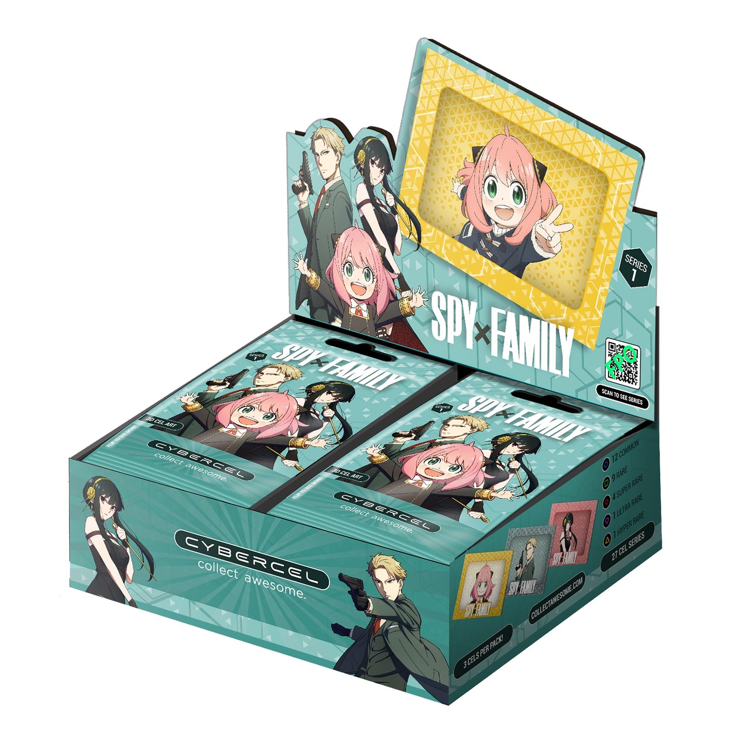 Cybercel Spy X Family Trading Cards Series 1 Booster Pack (3 Cards) - CLEARANCE