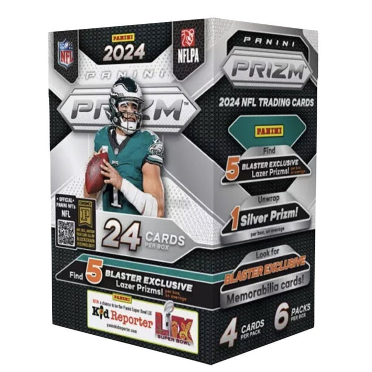 2024 Panini Prizm Football 6-Pack Blaster Box (Lazer Prizms)