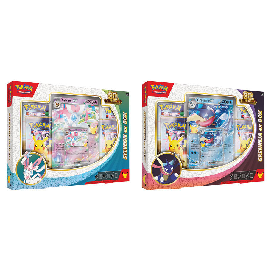 Pokémon TCG: 30th Celebration: ex Box Sylveon / Greninja
