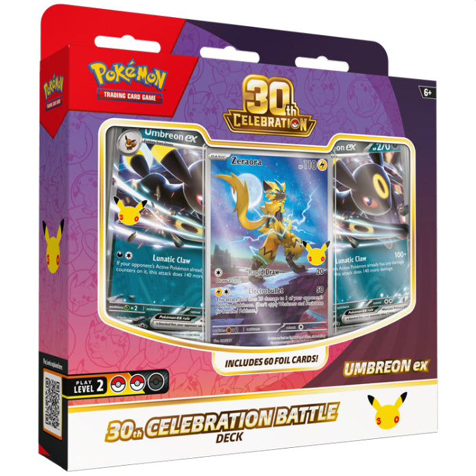 Pokémon TCG: 30th Celebration: Battle Deck | Espeon ex or Umbreon ex