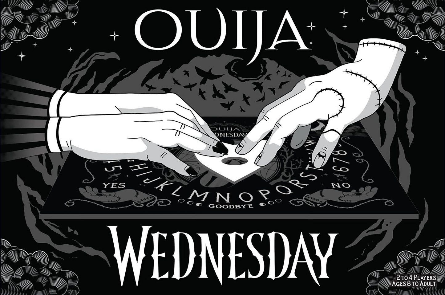 Wednesday Glow in the Dark Ouija Board - CLEARANCE