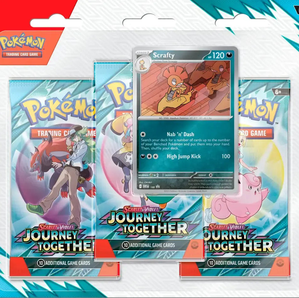 Pokémon TCG - Scarlet & Violet Journey Together 3 Pack Blister