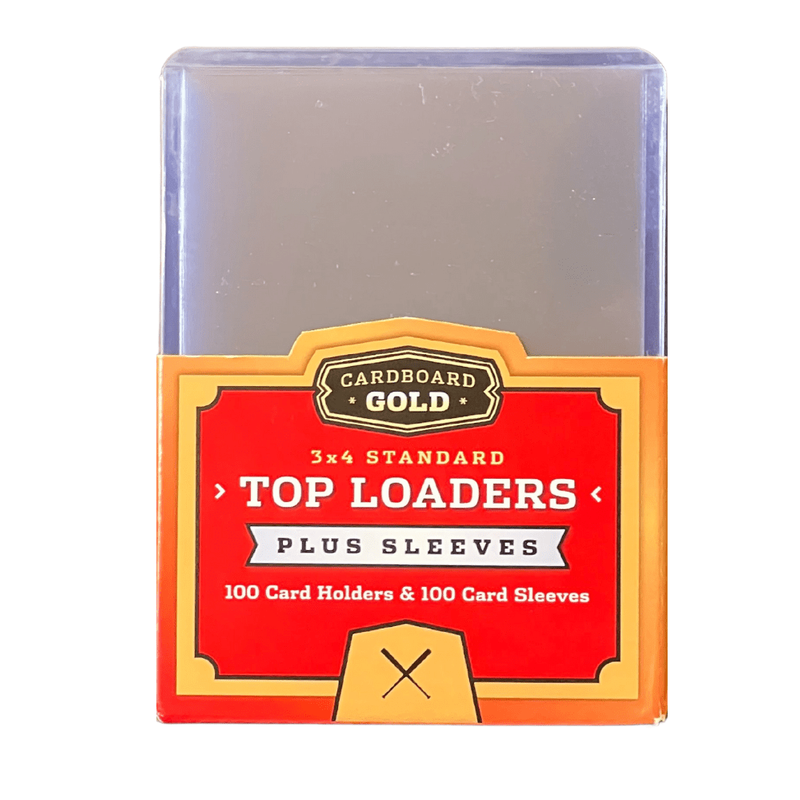 Cardboard Gold 100 Count Toploader & 100 Count Penny Sleeves
