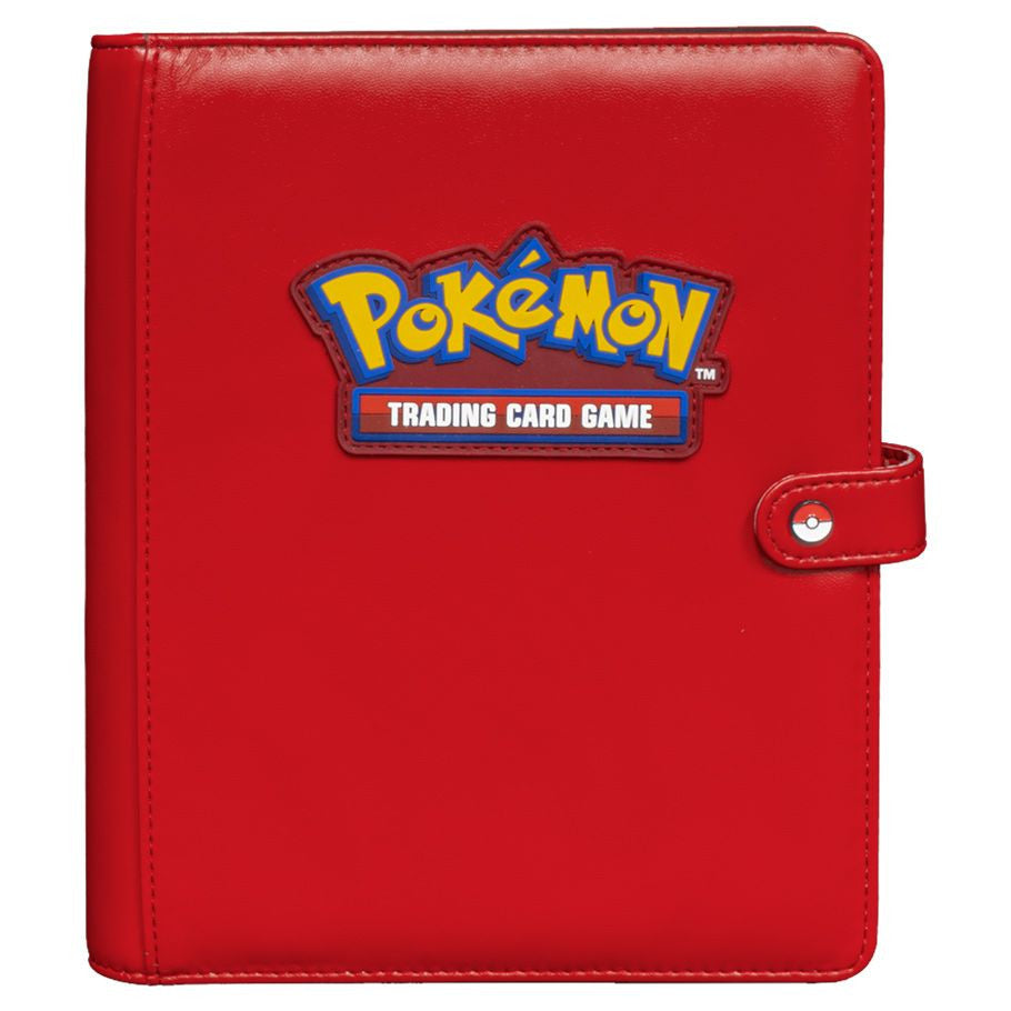 Ultra Pro Premium Snap Binder 4-Pocket Pokemon Red