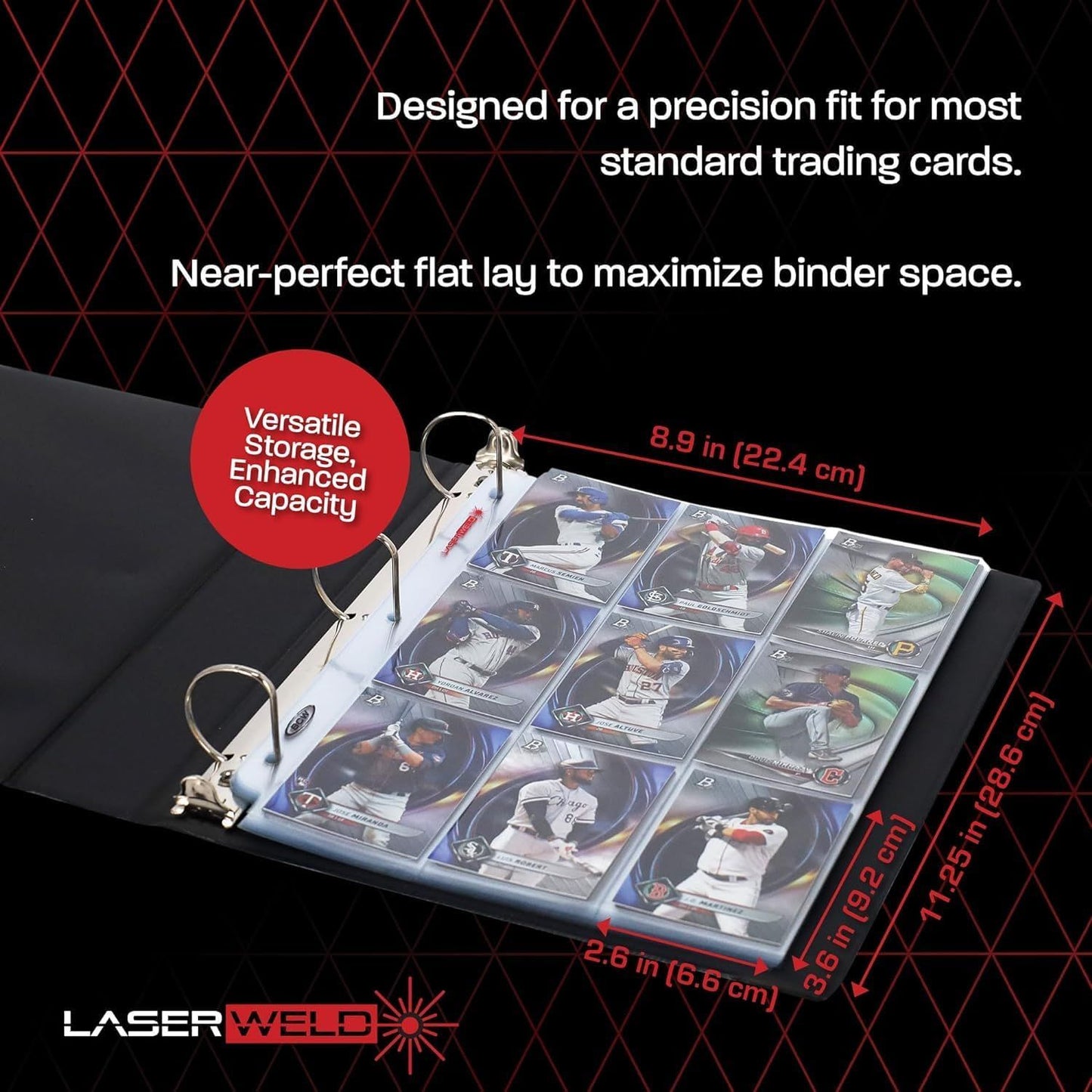 BCW LaserWeld® 9-Pocket Page (100 CT. Box)