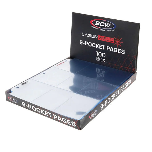 BCW LaserWeld® 9-Pocket Page (100 CT. Box)