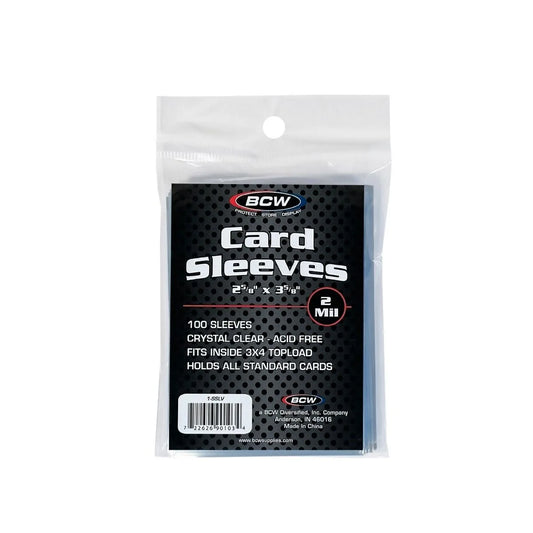 BCW Standard Card Sleeves - 100 Count