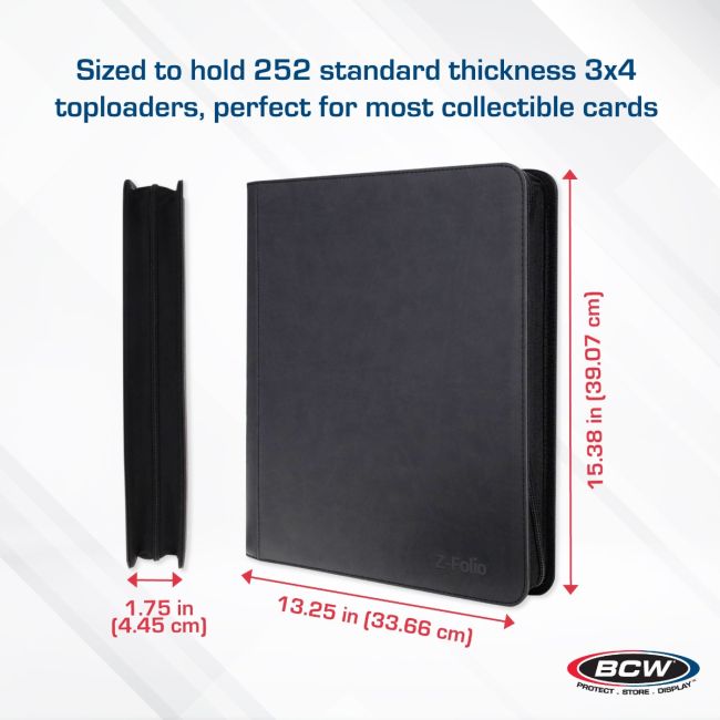 BCW Z-Folio 9-Pocket LX Toploader Binder