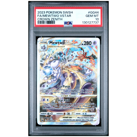 Mewtwo VStar #GG44 - PSA 10 - Crown Zenith