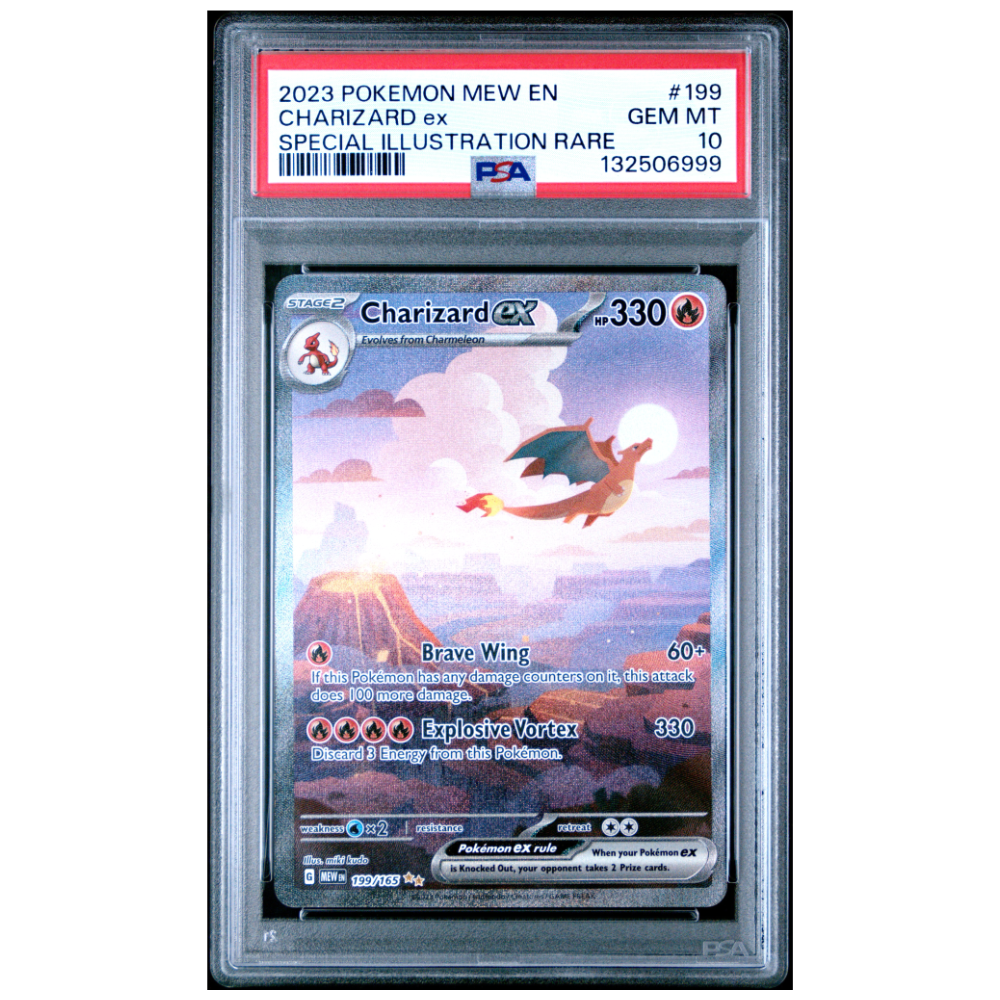Charizard ex #199 - PSA 10 - Pokemon 151