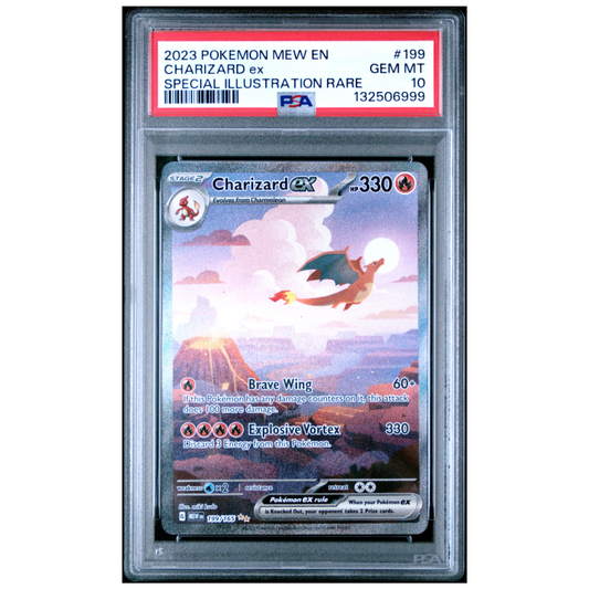 Charizard ex #199 - PSA 10 - Pokemon 151