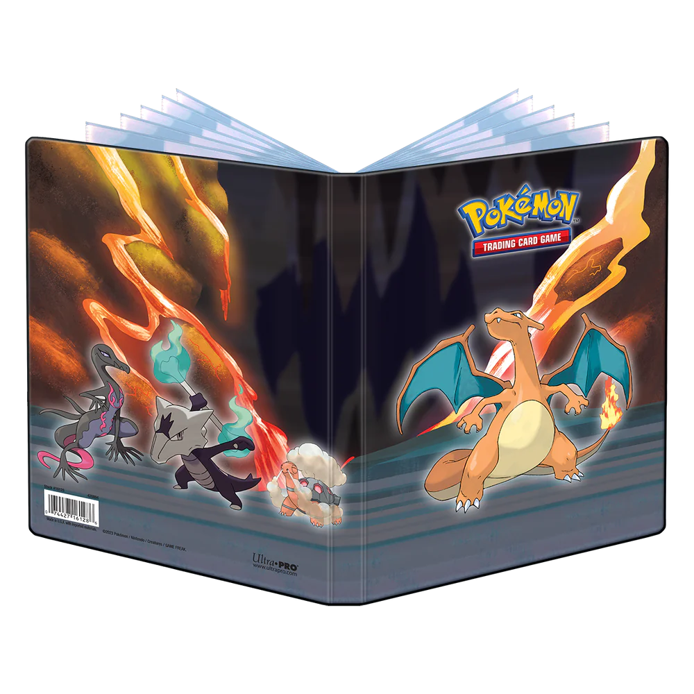 Ultra Pro Gallery Series Scorching Summit 4-Pocket Portfolio for Pokemon