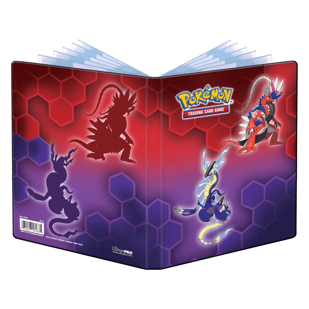 Ultra Pro Koraidon & Miraidon 4-Pocket Portfolio for Pokemon