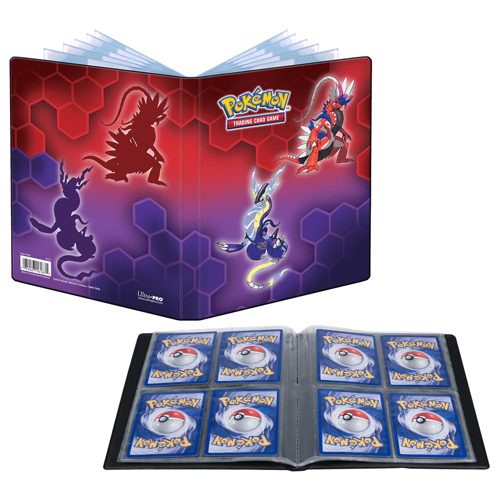 Ultra Pro Koraidon & Miraidon 4-Pocket Portfolio for Pokemon