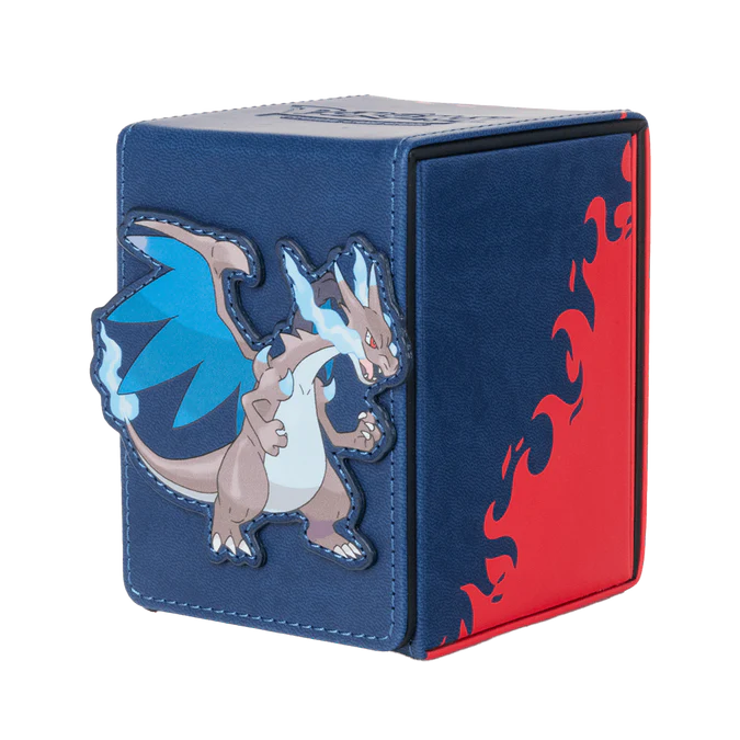 Mega Charizard X ALCOVE® Flip DECK BOX® for the Pokémon TCG