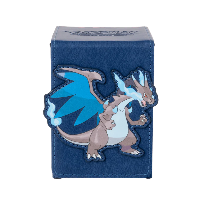 Mega Charizard X ALCOVE® Flip DECK BOX® for the Pokémon TCG