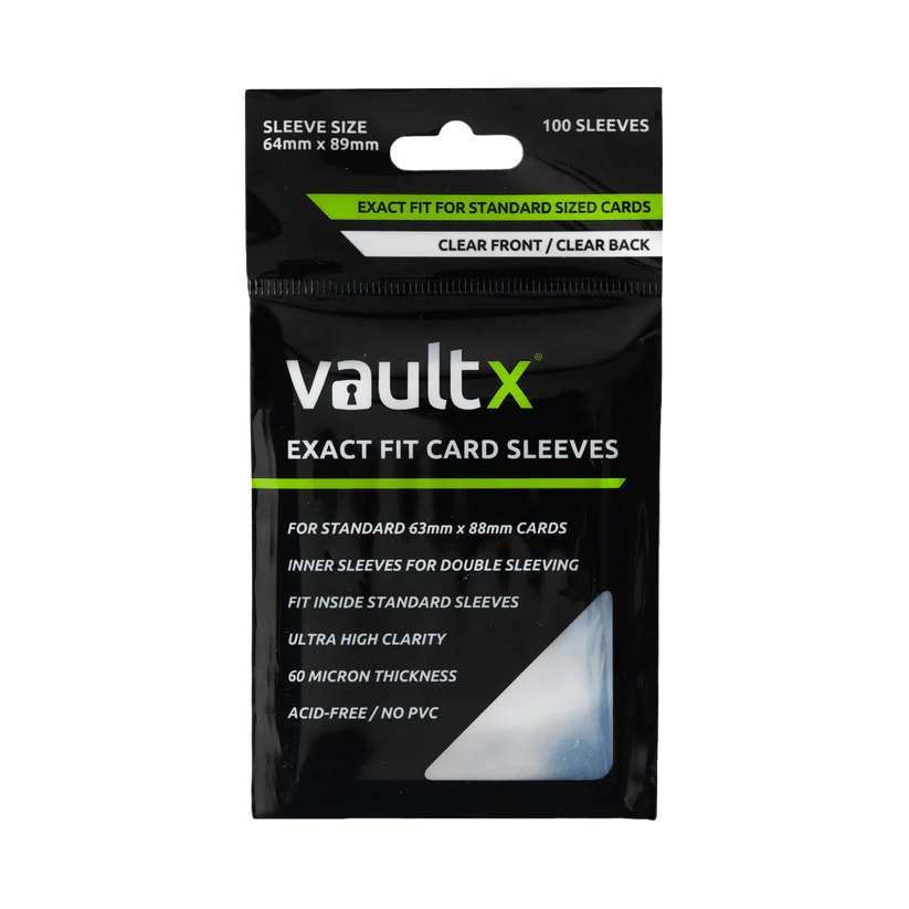 VaultX Exact Fit Card Sleeves