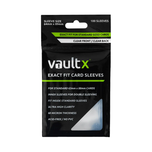 VaultX Exact Fit Card Sleeves