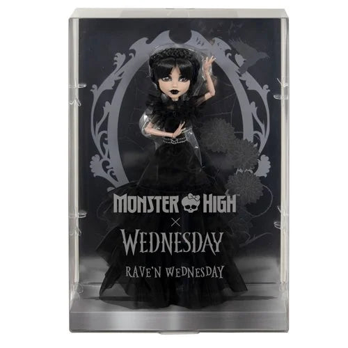 Monster High x Wednesday Addams Rave'N Dress Skullector Doll