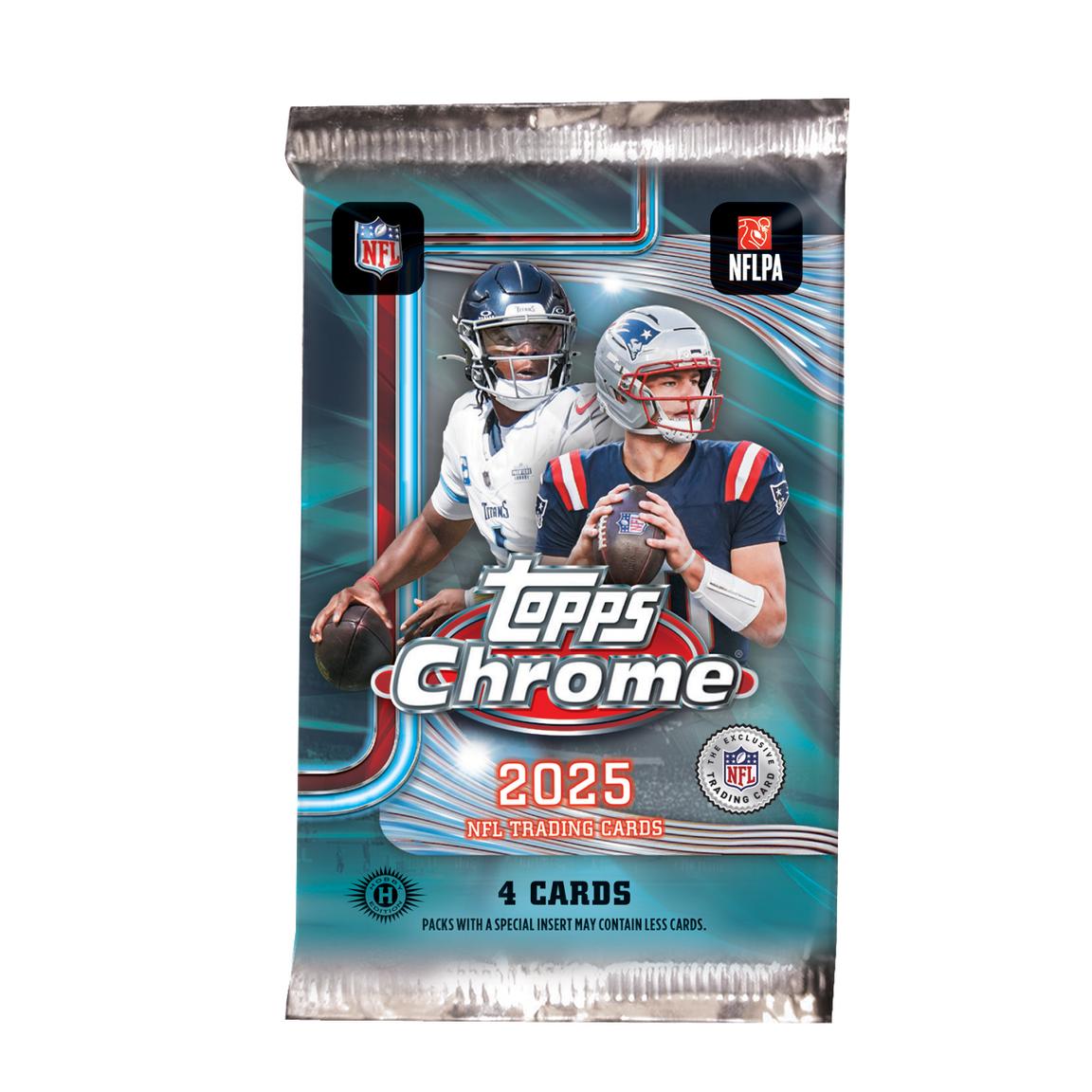 2025 Topps Chrome NFL Football Blaster Box