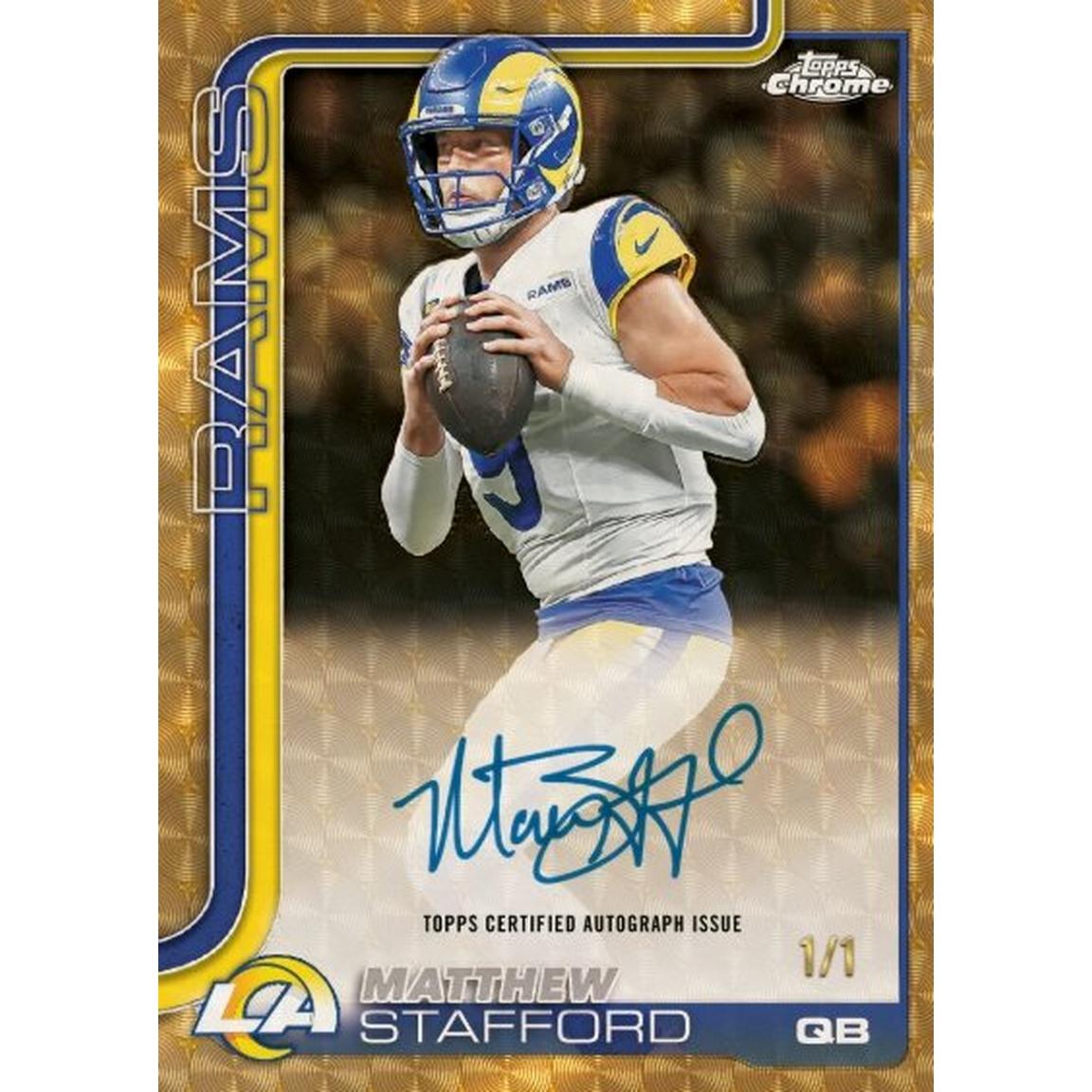 2025 Topps Chrome NFL Football Blaster Box
