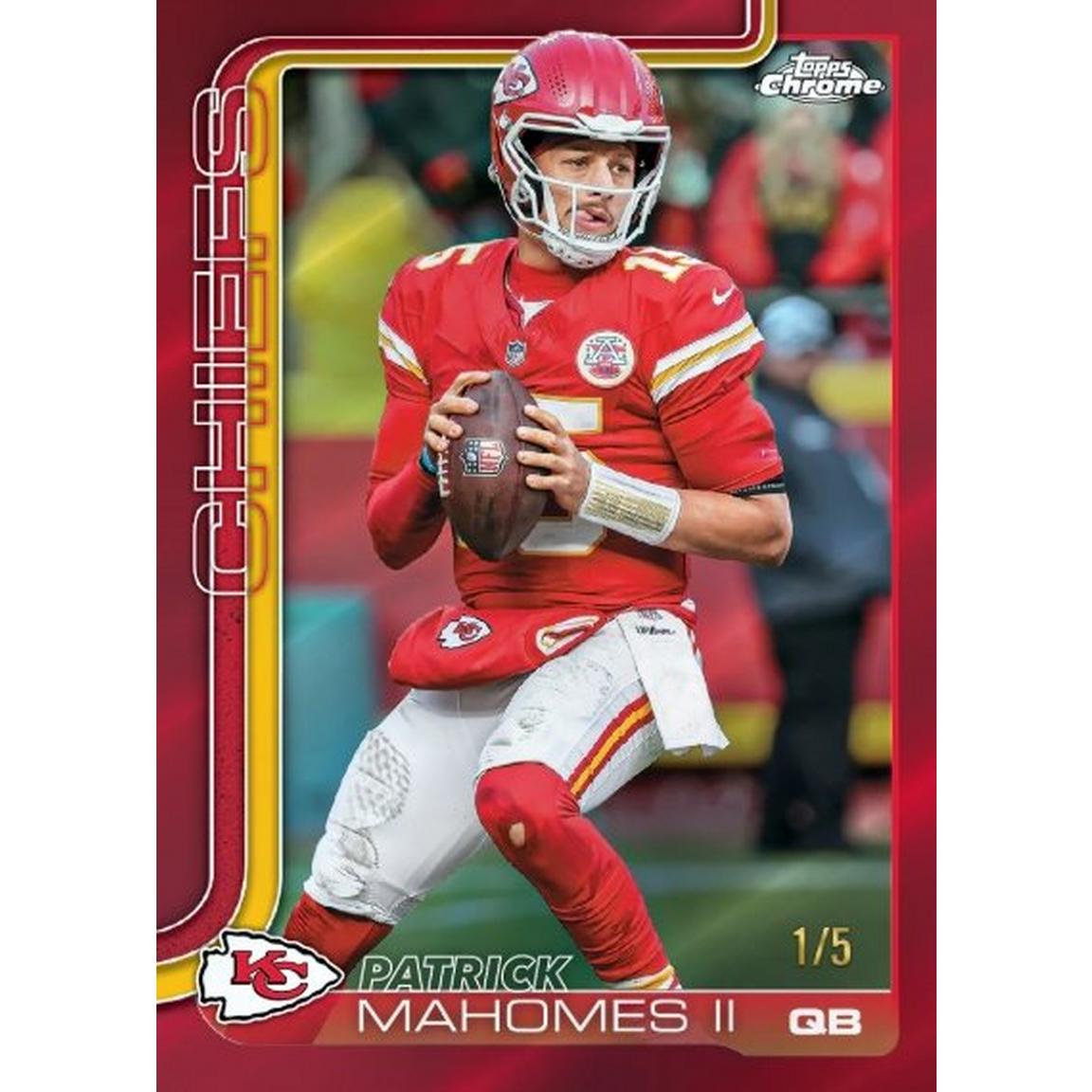 2025 Topps Chrome NFL Football Blaster Box
