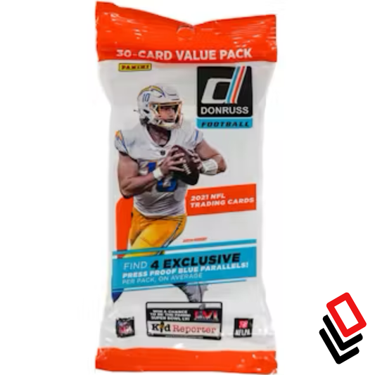 2021 Panini Donruss Football Jumbo Value Pack (Press Proof Blue Parallels!)