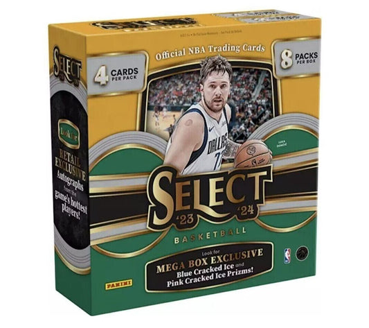 2023/24 Panini Select Basketball Mega Box (Blue Cracked Ice!)