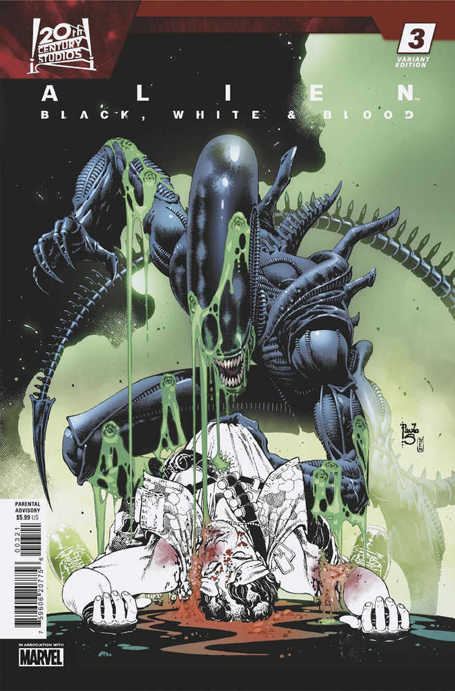 Alien: Black, White & Blood #3 Paulo Siqueira Variant