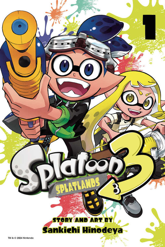 Splatoon 3 Splatlands Graphic Novel Volume 01