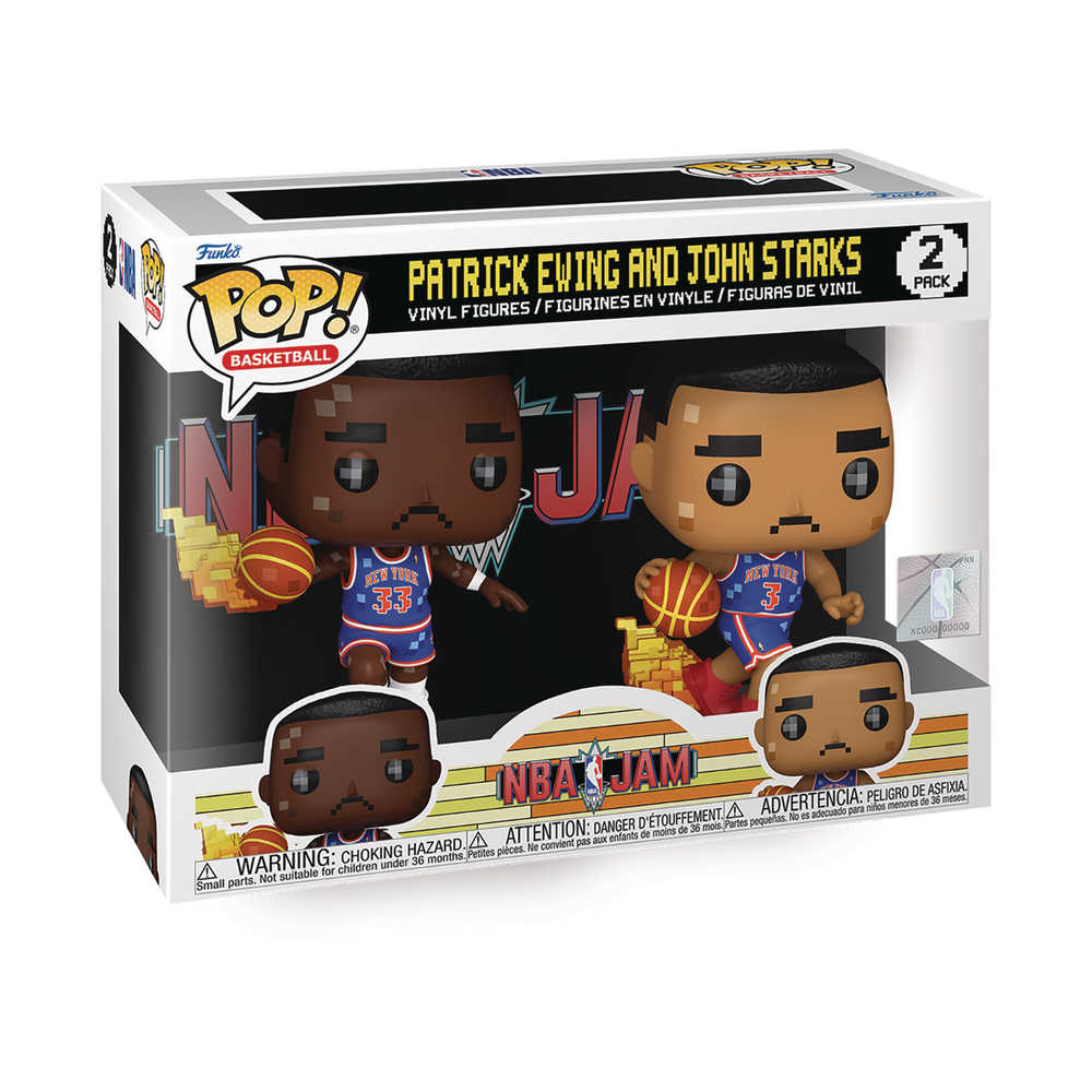 Pop NBA Jam Knicks Ewing/Starks 2pk Vinyl Figure