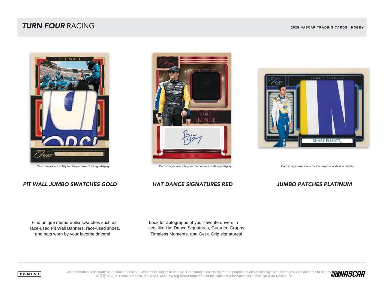 2025 Panini Turn Four Racing