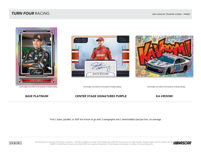2025 Panini Turn Four Racing