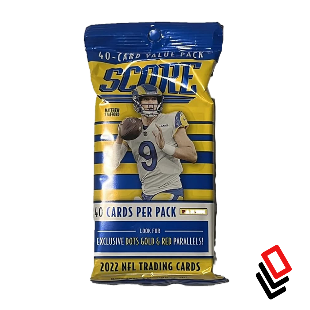 2022 Panini Score Football Cello Fat Pack - 40 Cards