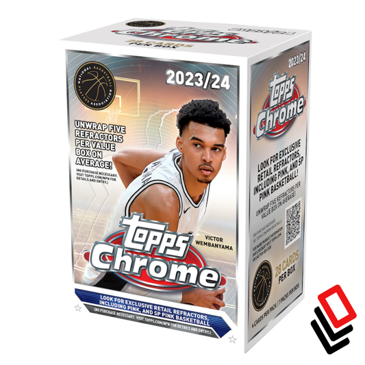 2023/24 Topps Chrome Basketball Factory Sealed Value Box