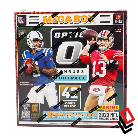 2023 Panini Donruss Optic Football Mega Box (Blue Hyper Parallels)