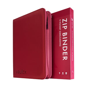 VaultX Zip Binder - 9 Pocket Exo-Tec Metallic Series