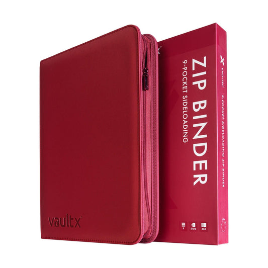 VaultX Zip Binder - 9 Pocket Exo-Tec Metallic Series