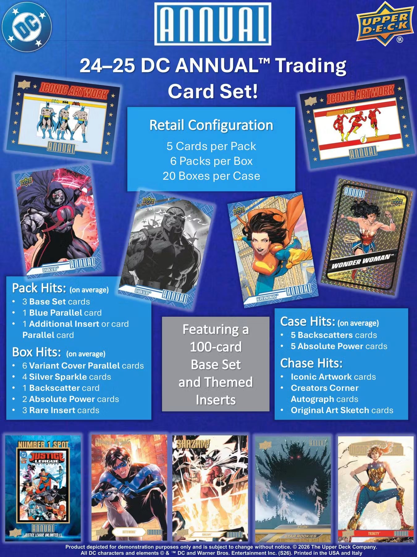 2024-25 DC Annual Trading Cards Blaster Box