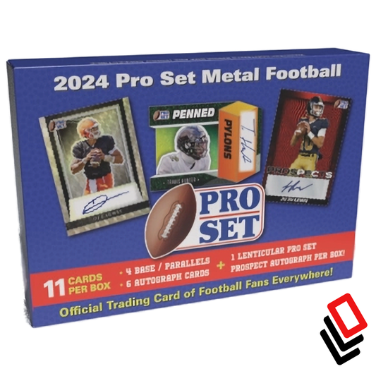 2024 Leaf Pro Set Metal Football Hobby Box