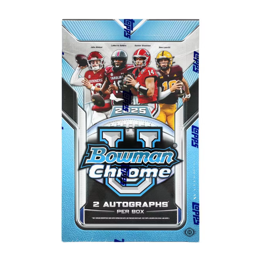 2025 Bowman University Chrome Football Hobby Box