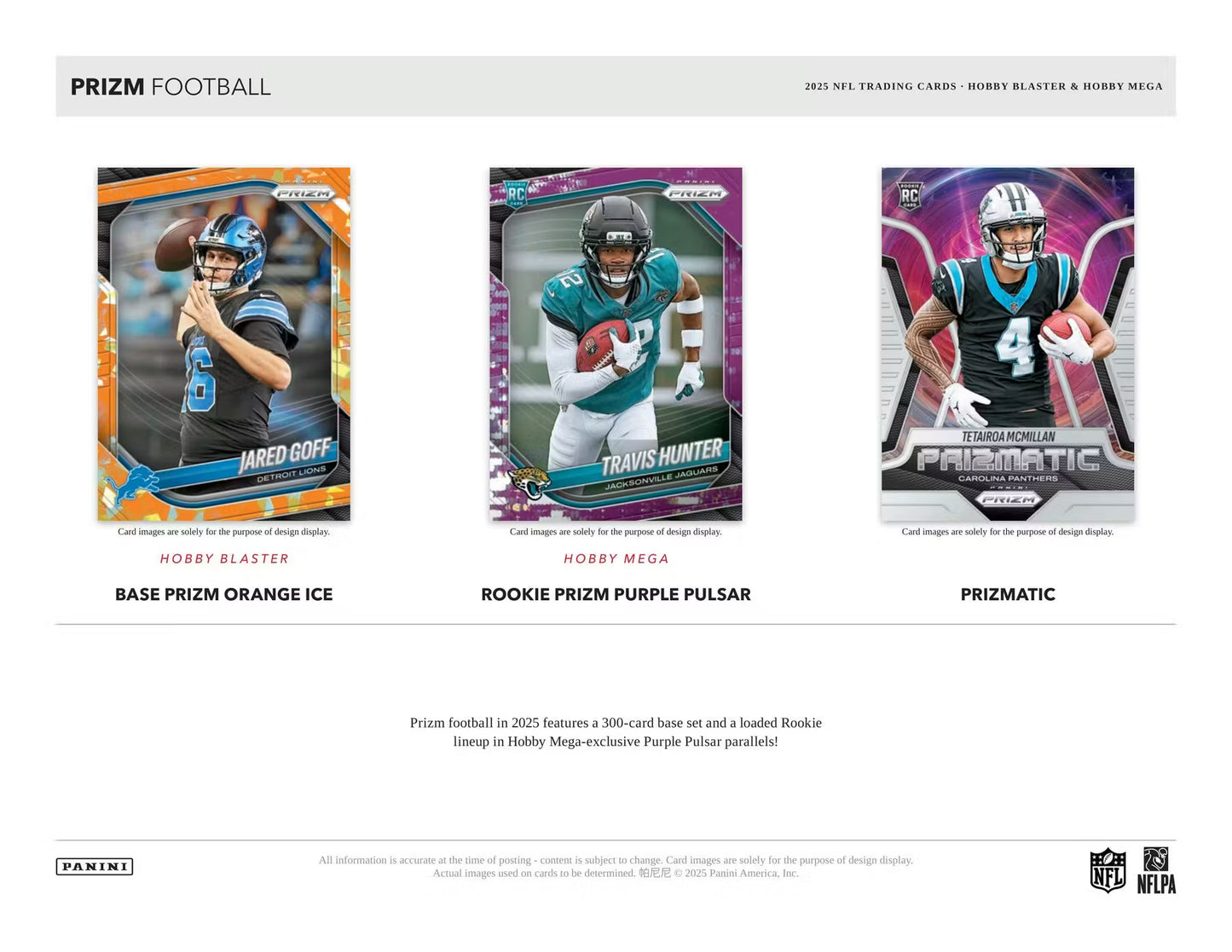 2025 Panini Prizm Football Mega Hobby Box