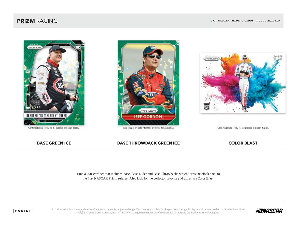 2025 Panini Prizm NASCAR Racing Blaster Box