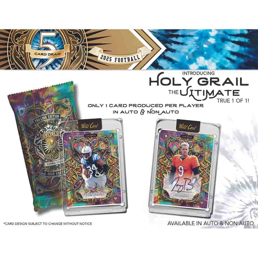 2025 Wild Card 5-Card Draw Football Pro-Look Edition Hobby Box